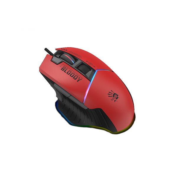  A4Tech W95 Max "Bloody", Sports Red, USB,  ( MAX BC3332-A), 100 - 12 000 cpi, 10  (8 ),  , RGB ,   50 . ,  X'Glide, 1.8  -  3