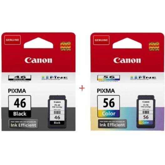   Canon PG-46 + CL-56, 15  + 12.6  (Set46) -  1