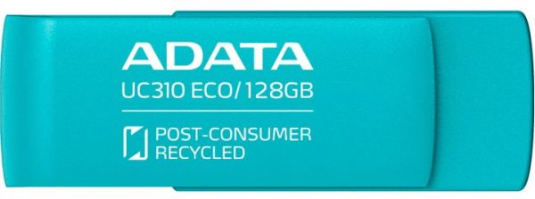 USB 3.2 Flash Drive 128Gb ADATA UC310 Eco, Green (UC310E-128G-RGN) -  2