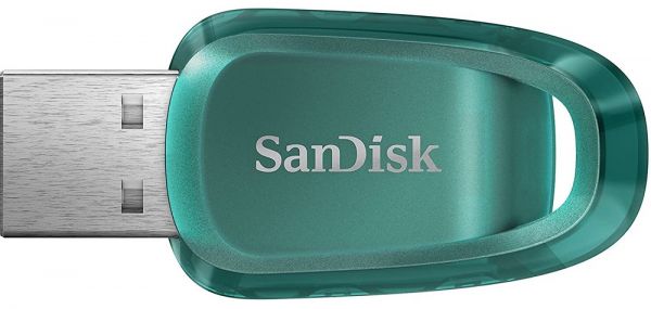 USB 3.2 Flash Drive 256Gb SanDisk Ultra Eco, Teal (SDCZ96-256G-G46) -  1