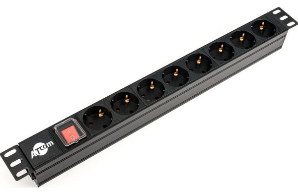   Atcom PDU-8W-CN-WS, 19" 8   ,   -  1