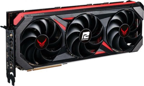  Radeon RX 7800 XT, PowerColor, RedDevil, 16Gb GDDR6, 256-bit, 1xHDMI/3xDP, 2565/19500 MHz, 2x8-pin (RX 7800 XT 16G-E/OC) -  3