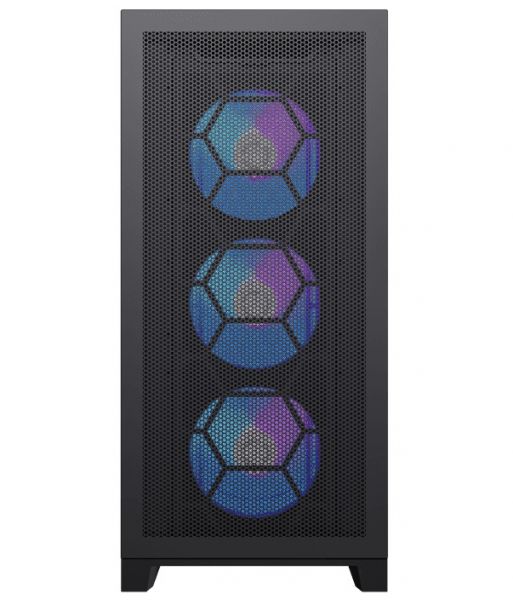  GameMax Leader Black,  , Midi Tower, ATX / EATX / Mini-ITX / micro ATX, 1xUSB 2.0, 1xUSB 3.0, 1  USB Type-C, 6 x 120  ARGB -  2