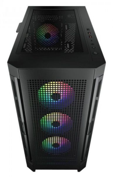  Cougar Airface Pro RGB Black,  , ATX/Micro ATX/Mini ITX, USB 3.0x2, USB 2.0x1, Type-C Gen 2, RGB , 4x120 ARGB,  , 240x496x465  -  2