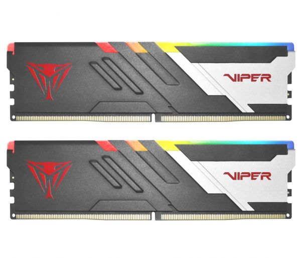 ' 16Gb x 2 (32Gb Kit) DDR5, 6800 MHz, Patriot Venom RGB, Black, 34-44-44-84, 1.4V,   (PVVR532G680C34K) -  1