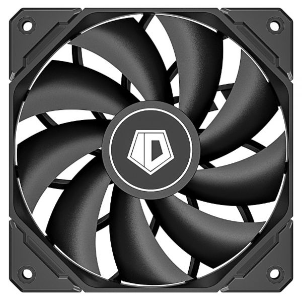  120 , ID-Cooling TF-12025-PRO BLACK, 120x120x25 , 700-1800 /, 15.2-35.2 , 4-pin (PWM), 82.5CFM ,   -  1