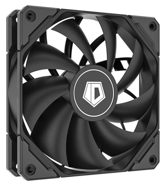  120 , ID-Cooling TF-12025-PRO BLACK, 120x120x25 , 700-1800 /, 15.2-35.2 , 4-pin (PWM), 82.5CFM ,   -  2