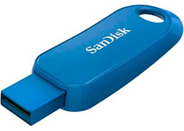   USB 32Gb SanDisk Cruzer Snap, Blue, USB 2.0 (SDCZ62-032G-G35B) -  1