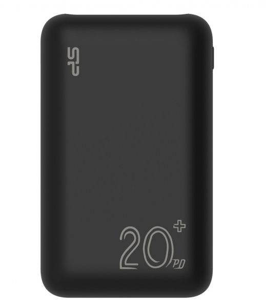    20000 mAh, Silicon Power QS58, Black, 18 , 2xUSB (QC 3.0) / Type-C (PD 3.0),  smartSHIELD (SP20KMAPBKQS580K) -  1