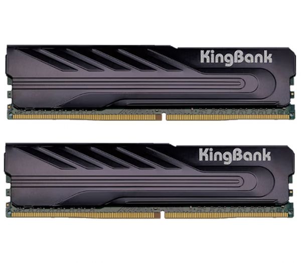 ' 8Gb x 2 (16Gb Kit) DDR4, 3600 MHz, KingBank, Silver, 18-22-22-42, 1.35V,   (KB3600H8X2) -  1