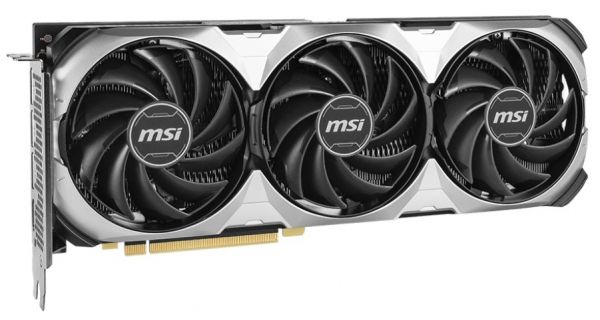  GeForce RTX 4070 SUPER, MSI, VENTUS 3X OC, 12Gb GDDR6X, 192-bit, HDMI/3xDP, 2520/21000 MHz, 16-pin (RTX 4070 SUPER 12G VENTUS 3X OC) -  3