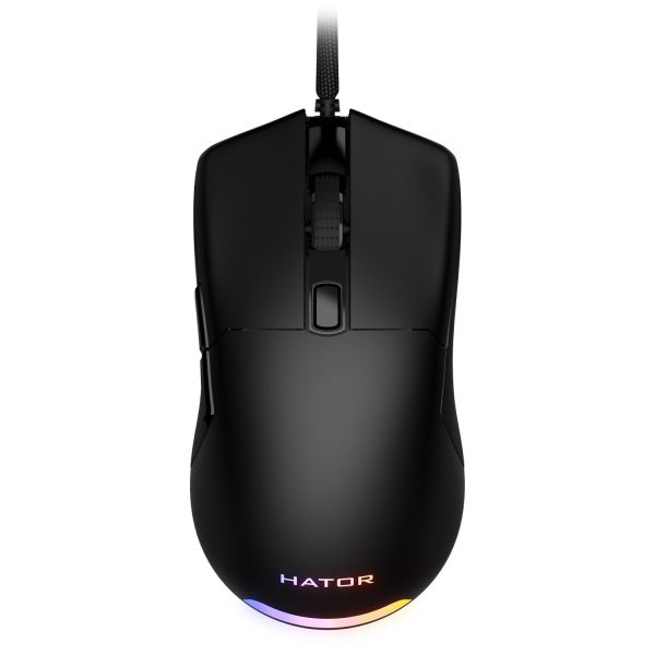  Hator Pulsar 2 Pro, Black, USB,  ( PixArt 3335), 500 - 16000 dpi, RGB ,  Kailh GM8.0,  , 1.8  (HTM-520) -  1