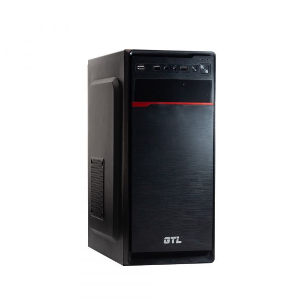  GTL T1668 Black,  , Mini Tower, Micro ATX / Mini ITX, 2xUSB 2.0, 370x176x410 , 0.4 , 2.6  -  1