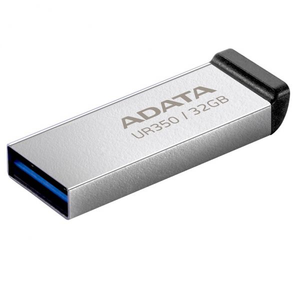   USB 32Gb ADATA UR350, Silver/Black, USB 3.2 Gen 1,  100 / (UR350-32G-RSR/BK) -  1