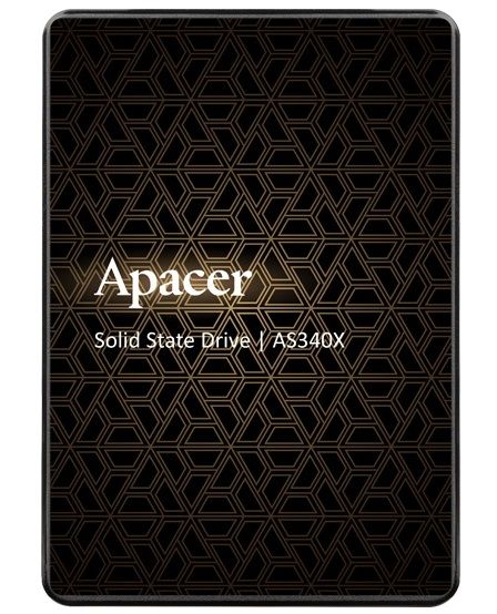 SSD  Apacer AS340X 120Gb 2.5" 3D TLC Bulk (AP120GAS340XC) -  1