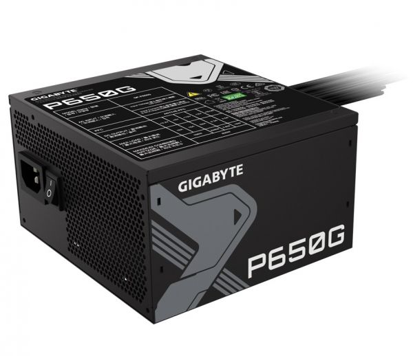   650 , Gigabyte P650G, Black, 80+ Gold, 120  HYB, 3xMolex / 6xSATA / 4x6+2-pin / 2x4+4-pin / 1x20+4-pin,  OVP/OPP/SCP/UVP/OCP/OTP (GP-P650G) -  1