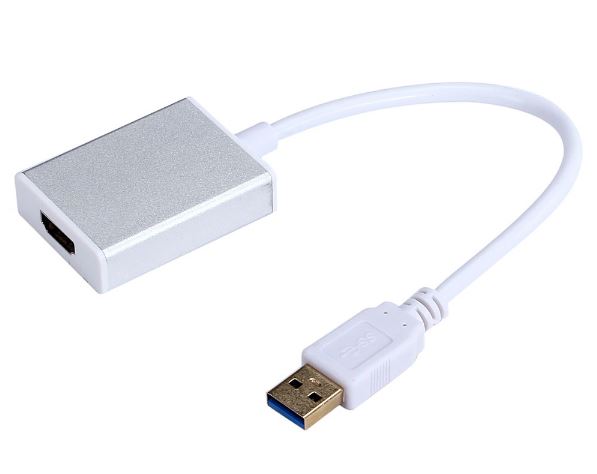  USB 3.0 (M) - HDMI (F), Dynamode, Grey, 15  (USB3.0-HDMI) -  1