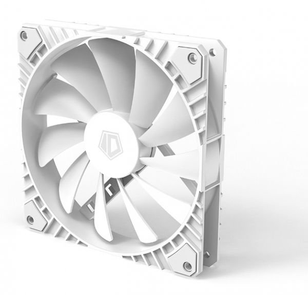  140 , ID-Cooling WF-14025-XT WHITE V2, 140x140x25 , 800~160010% /, 32.6 , 76.8CFM, 4-pin,   -  3