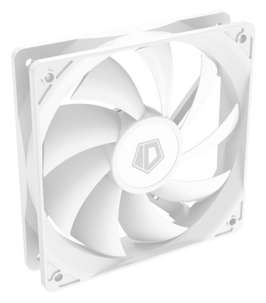  120 , ID-Cooling FL-12025 White, 120x120x25 , 1250 /, 21 , 45CFM, 3-pin -  2