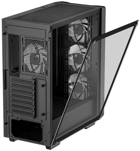  Deepcool CC560 V2, Black,  , Mid Tower, ATX / Micro ATX / Mini ITX, . CPU - 165  / GPU - 370 , 1xUSB 3.0 / 1xUSB 2.0, 4x120  LED,      (R-CC560-BKGAA4-G-2) -  7