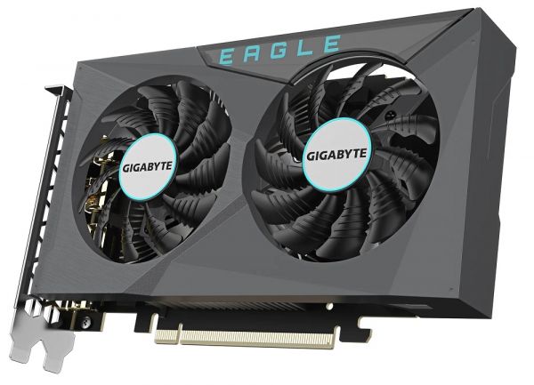 ³ GeForce RTX 3050, Gigabyte, EAGLE OC, 6Gb GDDR6, 96-bit, 2xHDMI/2xDP, 1500/14000 MHz (GV-N3050EAGLE OC-6GD) -  3