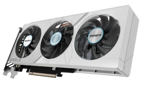 ³ GeForce RTX 4060, Gigabyte, EAGLE OC ICE (White Edition), 8Gb GDDR6, 128-bit, 2xHDMI/2xDP, 2505/17000 MHz, 8-pin (GV-N4060EAGLEOC ICE-8GD) -  4