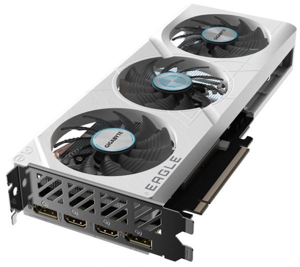 ³ GeForce RTX 4060, Gigabyte, EAGLE OC ICE (White Edition), 8Gb GDDR6, 128-bit, 2xHDMI/2xDP, 2505/17000 MHz, 8-pin (GV-N4060EAGLEOC ICE-8GD) -  5