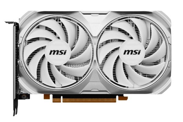  GeForce RTX 4060, MSI, VENTUS 2X (White Edition), 8Gb GDDR6, 128-bit, HDMI/3xDP, 2475/17000 MHz, 8-pin (RTX 4060 VENTUS 2X WHITE 8G) -  2