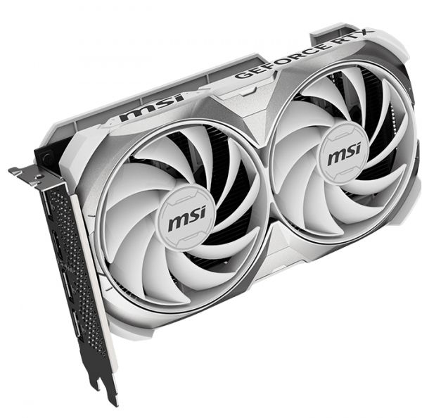  GeForce RTX 4060, MSI, VENTUS 2X (White Edition), 8Gb GDDR6, 128-bit, HDMI/3xDP, 2475/17000 MHz, 8-pin (RTX 4060 VENTUS 2X WHITE 8G) -  6