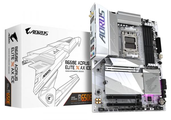   Gigabyte B650E AORUS ELITE X AX ICE (s-AM5, B650, DDR5) -  1