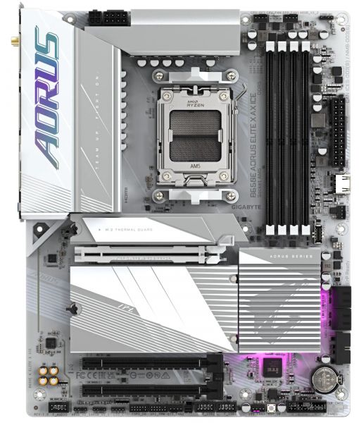   Gigabyte B650E AORUS ELITE X AX ICE (s-AM5, B650, DDR5) -  2