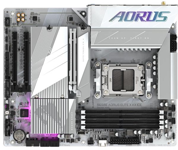   Gigabyte B650E AORUS ELITE X AX ICE (s-AM5, B650, DDR5) -  5