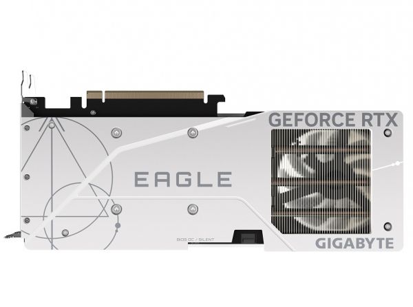  GeForce RTX 4060 Ti, Gigabyte, EAGLE OC ICE (White Edition), 8Gb GDDR6, 128-bit, 2xHDMI/2xDP, 2550/18000 MHz, 8-pin (GV-N406TEAGLEOC ICE-8GD) -  5