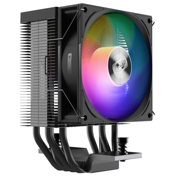    PcCooler R400 ARGB, Black, /, 1x90  ARGB,  Intel 1700/1200/115x, AMD AM5/AM4,  133 ,  180  -  1