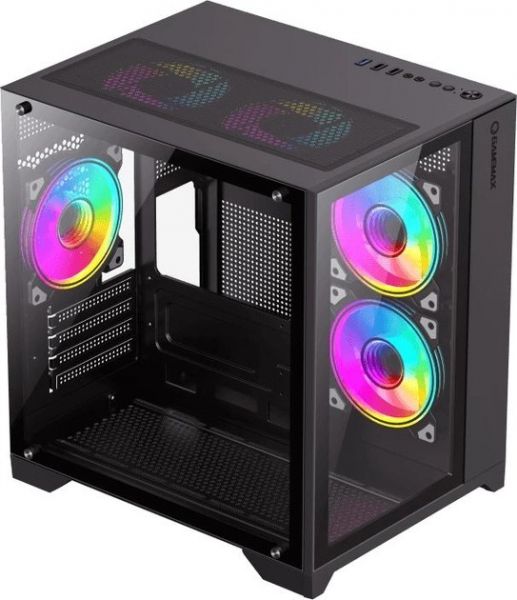  GameMax Infinity Mini Black,  , Mini Tower, Micro ATX / Mini ITX, 1USB 3.0, 2USB 2.0, 358275373 , 3.6 -  1