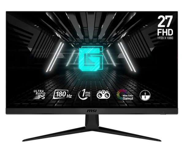  27" MSI G2712F, Black, Rapid IPS, 1920x1080 (16:9), 1 , 180 , 300 /, 1000:1, 178/178, 2xHDMI/DP, VESA 100x100 , Adaptive Sync -  1