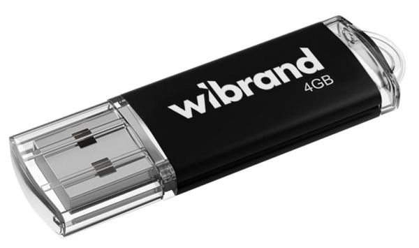 USB Flash Drive 4Gb Wibrand Cougar Black (WI2.0/CU4P1B) -  1