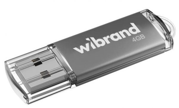 USB Flash Drive 4Gb Wibrand Cougar Silver (WI2.0/CU4P1S) -  1