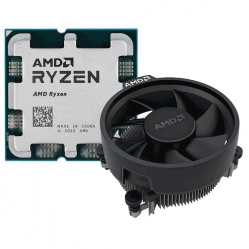  AMD (AM5) Ryzen 5 8400F, Tray + Cooler, 6x4.2 GHz (Turbo Boost 4.7 GHz), L3 16Mb, Phoenix (Zen 4), 4 nm, TDP 65 ,  ,  Wraith Stealth (100-100001591MPK) -  1