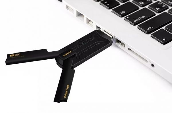   USB 3.0 Fenvi FU-AXE5400, Black, WiFi 6E,  2400 /, RTL8832CU -  2