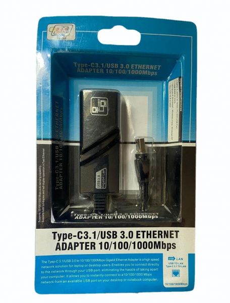   USB 3.0 - Ethernet, 10/100/1000 /, Fenvi, Black -  2