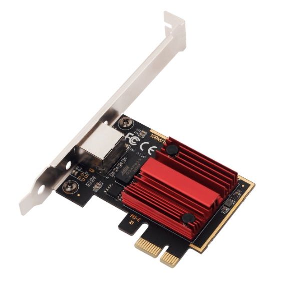   PCI-E Fenvi F-R2500PCE PCI-E x1, Realtek RTL8125B 10/100/1000M/2.5G, heat sink -  2