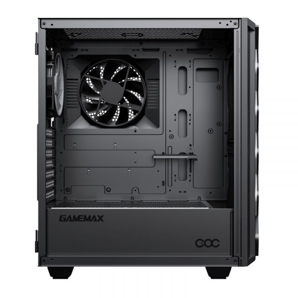  GameMax Diamond COC, Black,  , Midi Tower, E-ATX / ATX / Micro ATX / Mini-ITX, 1xUSB 3.1 / 1xUSB 2.0, . CPU - 170  / VGA - 340 , 1x120  ARGB,      -  6