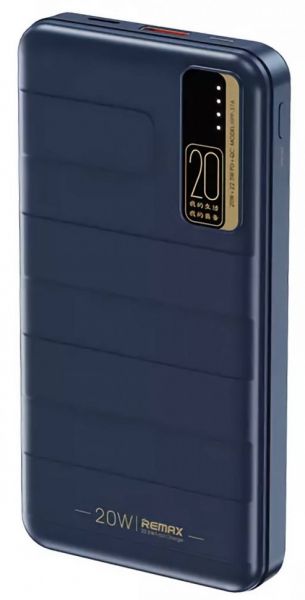    20000 mAh, Remax "Noah", Dark Blue, 22.5 , 1xType-C (PD 3.0) / 1xUSB (QC 3.0), LED   (RPP-316) -  1