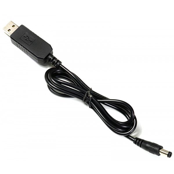   USB 5V - DC 12V (5.5x2.1 ), Black, 1  (S1016) -  2