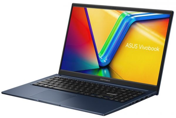  15" Asus VivoBook 15 X1504ZA-BQ456 Quiet Blue 15.6" FullHD 1920x1080 IPS , Intel Core i3-1215U 3.3-4.4GHz, RAM 8GB DDR4, SSD 512GB, Intel UHD Graphics, DOS -  3