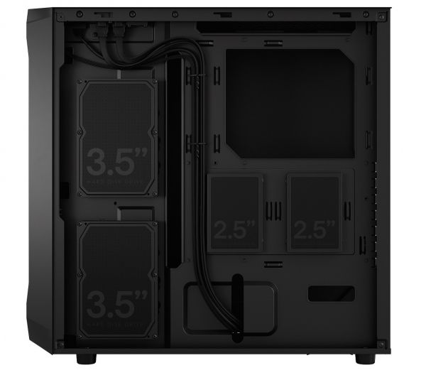  Fractal Design Focus 2, Black Solid,  , Mid Tower,  ATX / MicroATX / Mini-ITX, 2xUSB 3.0, . CPU - 170  / VGA - 405 , 2x140  (FD-C-FOC2A-07) -  6