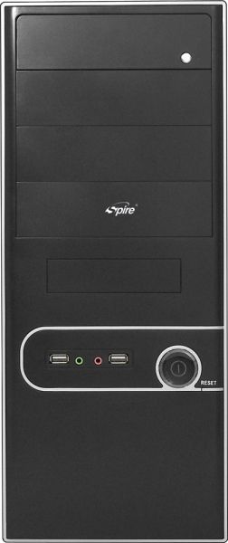  Spire CoolBox 202 Black,  , 120mm, ATX/MicroATX, USB2.0 x 2, 0.5 mm, 405x420x175, 4.8 kg (SPD202B-E1) -  1