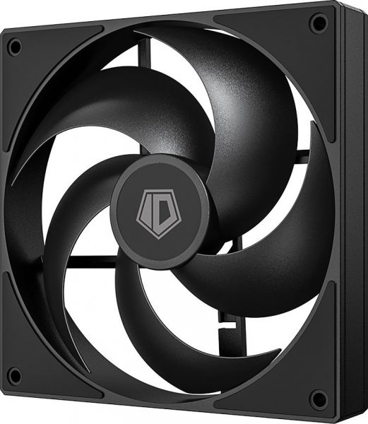  140 , ID-Cooling AS-140-K, Black, 140x140x25 , PWM, 300200~1800 10% /, 24.9 , 4-pin,   -  3