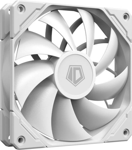  120 , ID-Cooling TF-12025-PRO White, 120x120x25 , 700-1800 /, 15.2-35.2 , 4-pin (PWM), 82.5CFM ,   -  1